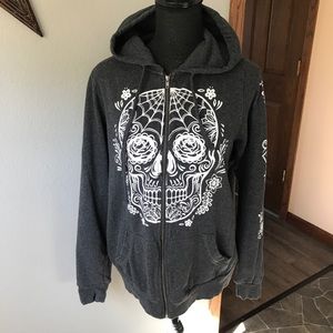 torrid sugar skull hoodie